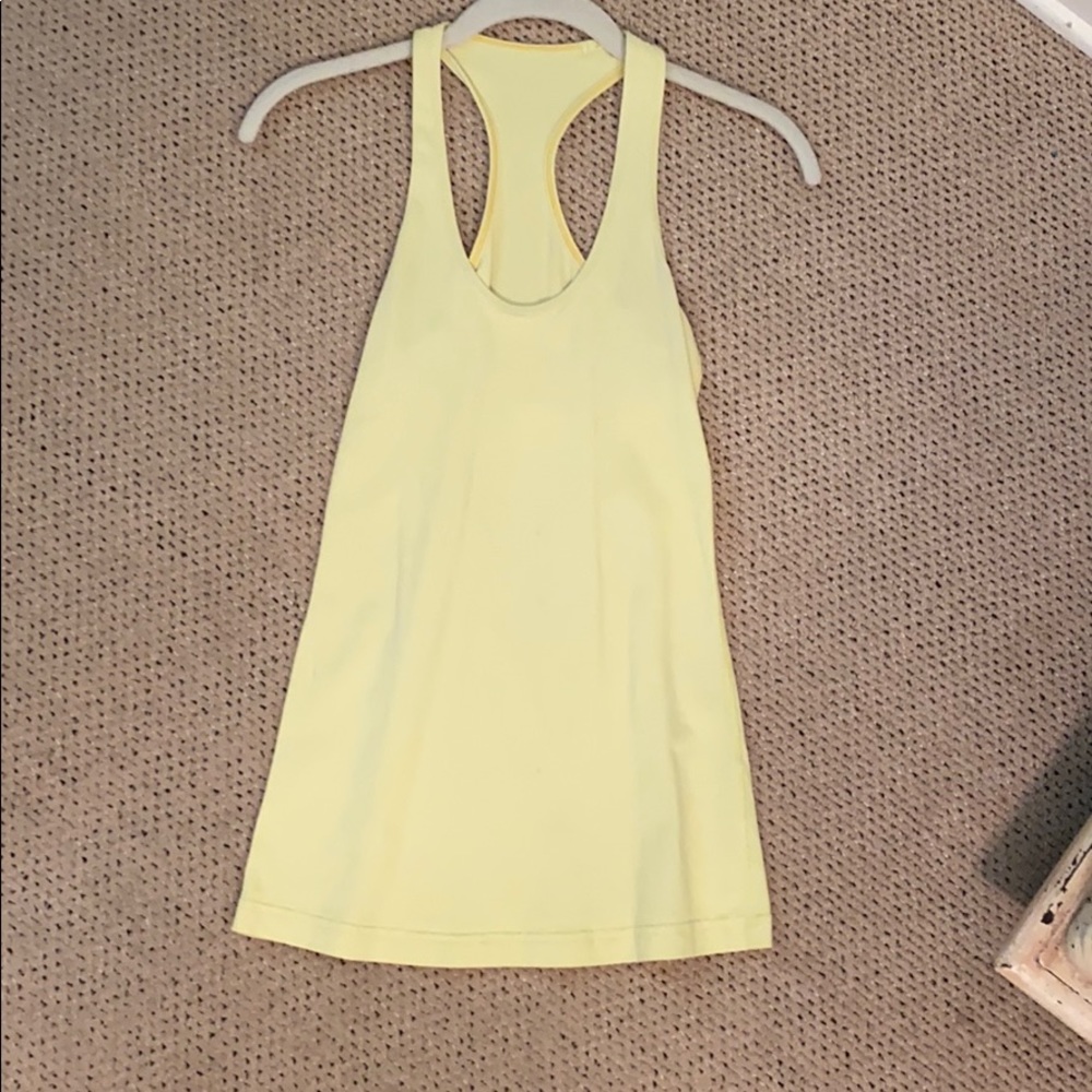 Lululemon Yellow Tank